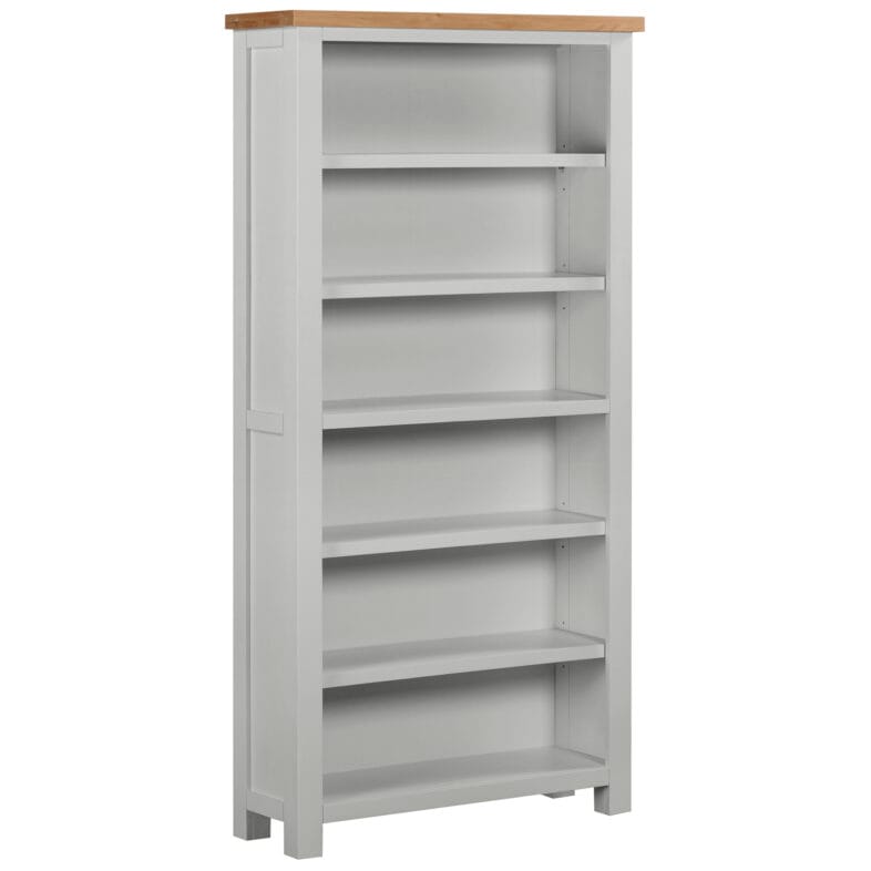 Keswick Moon Grey Tall Wide Bookcase