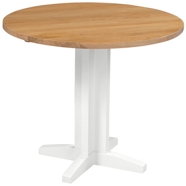 Keswick White Drop Leaf Dining Table