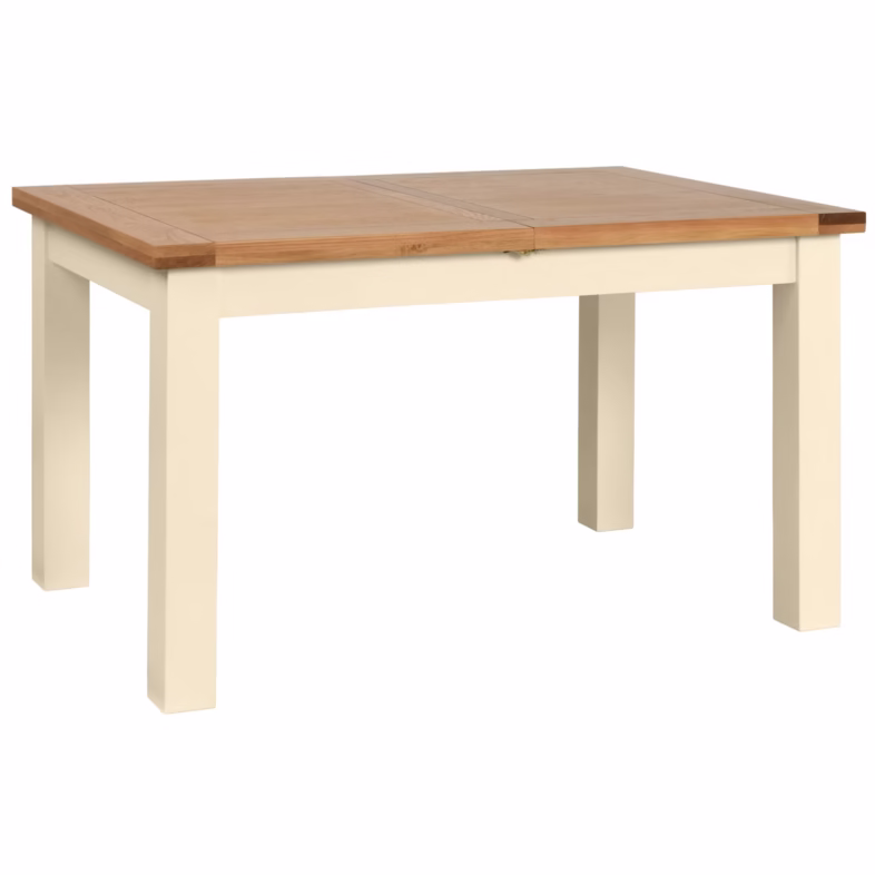 Keswick Ivory Medium Extending Dining Table angle