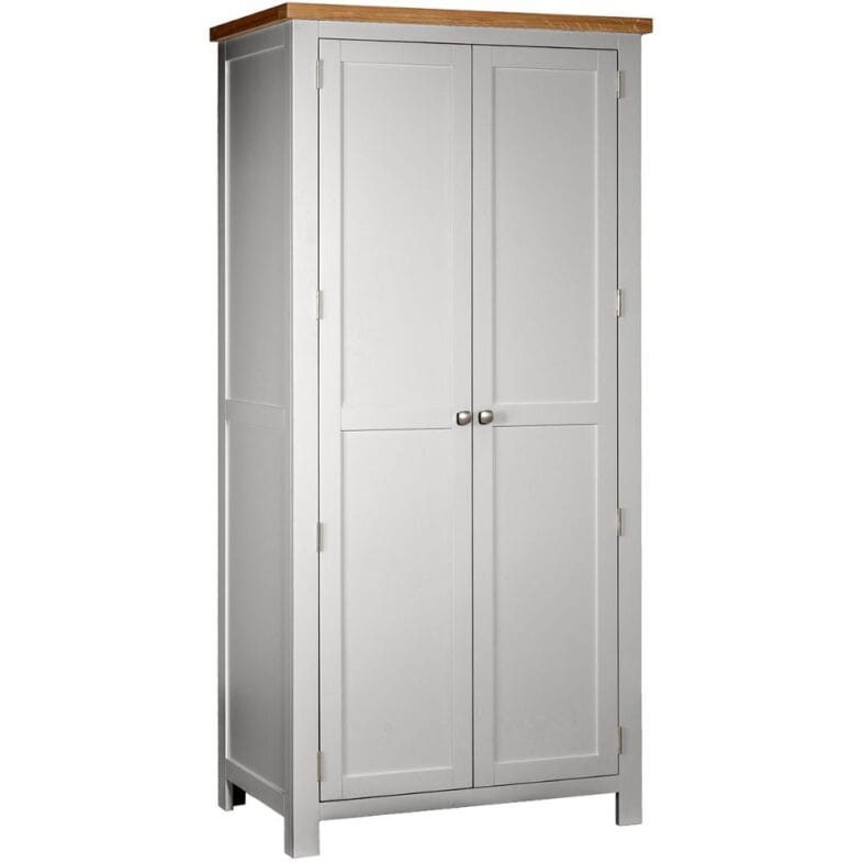 Keswick Moon Grey Single Wardrobe