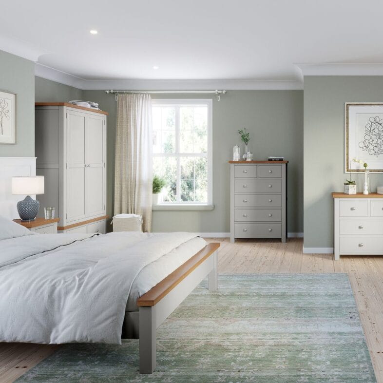 Keswick Moon Grey Single Wardrobe lifestyle room