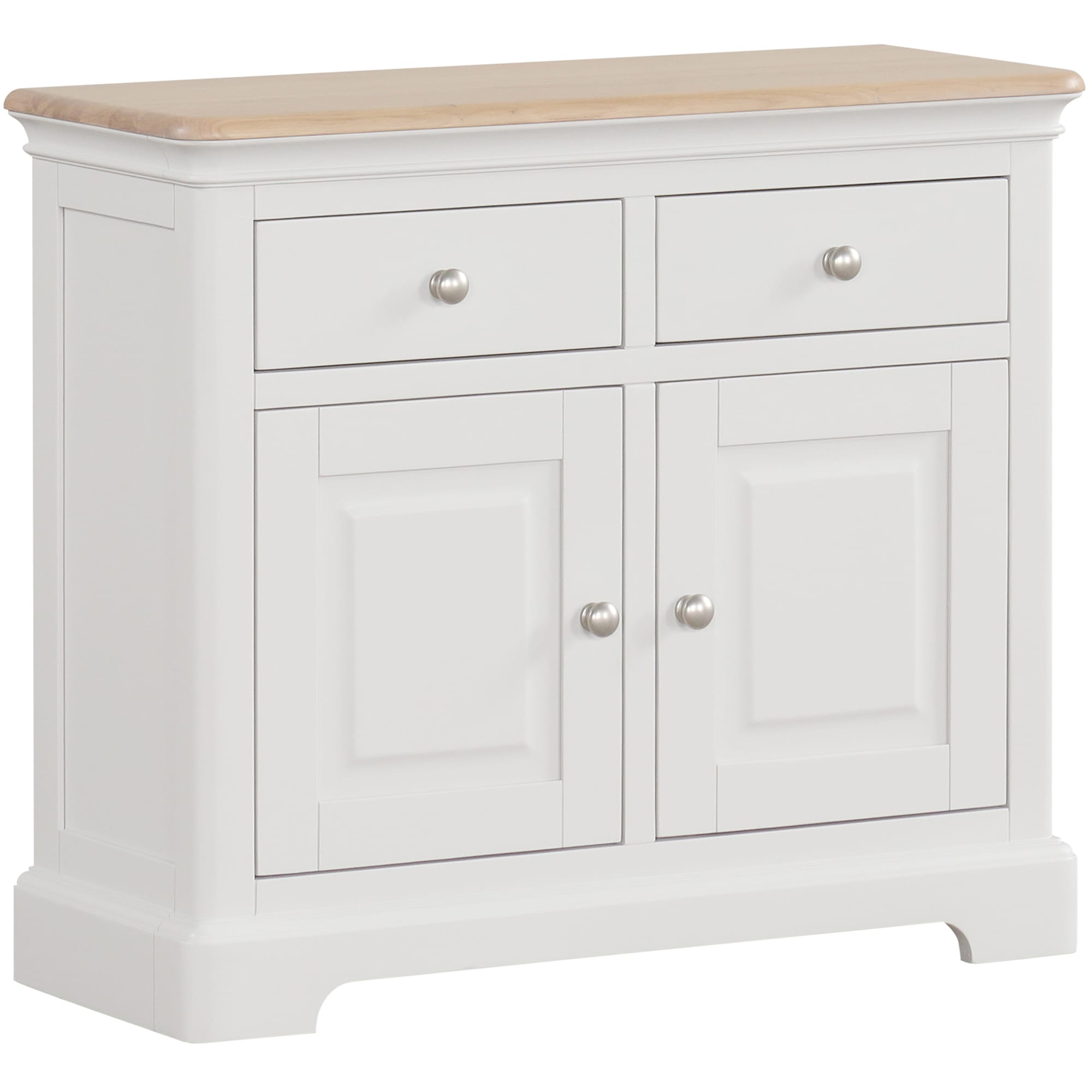 Cornwall Grey Mist 2 Door 2 Drawer Sideboard