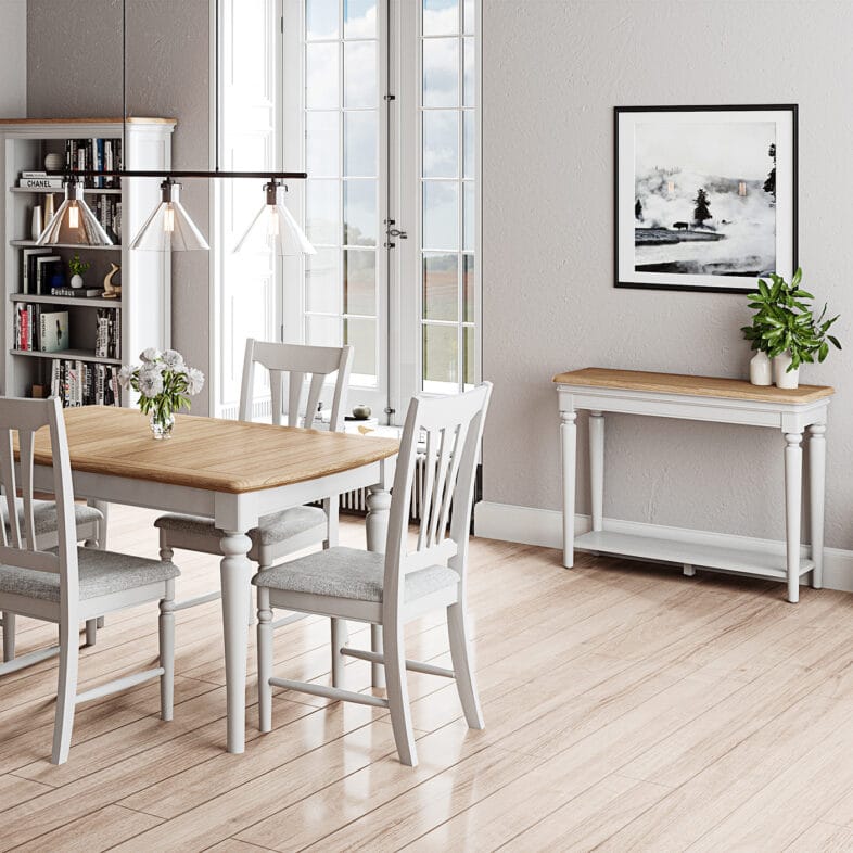 Cornwall Painted Oak Console Table - Image 2