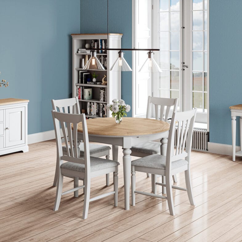 Cornwall Painted Oak Coffee Table with Shelf - Image 2