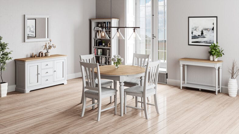 Cornwall Painted Oak Console Table - Image 3