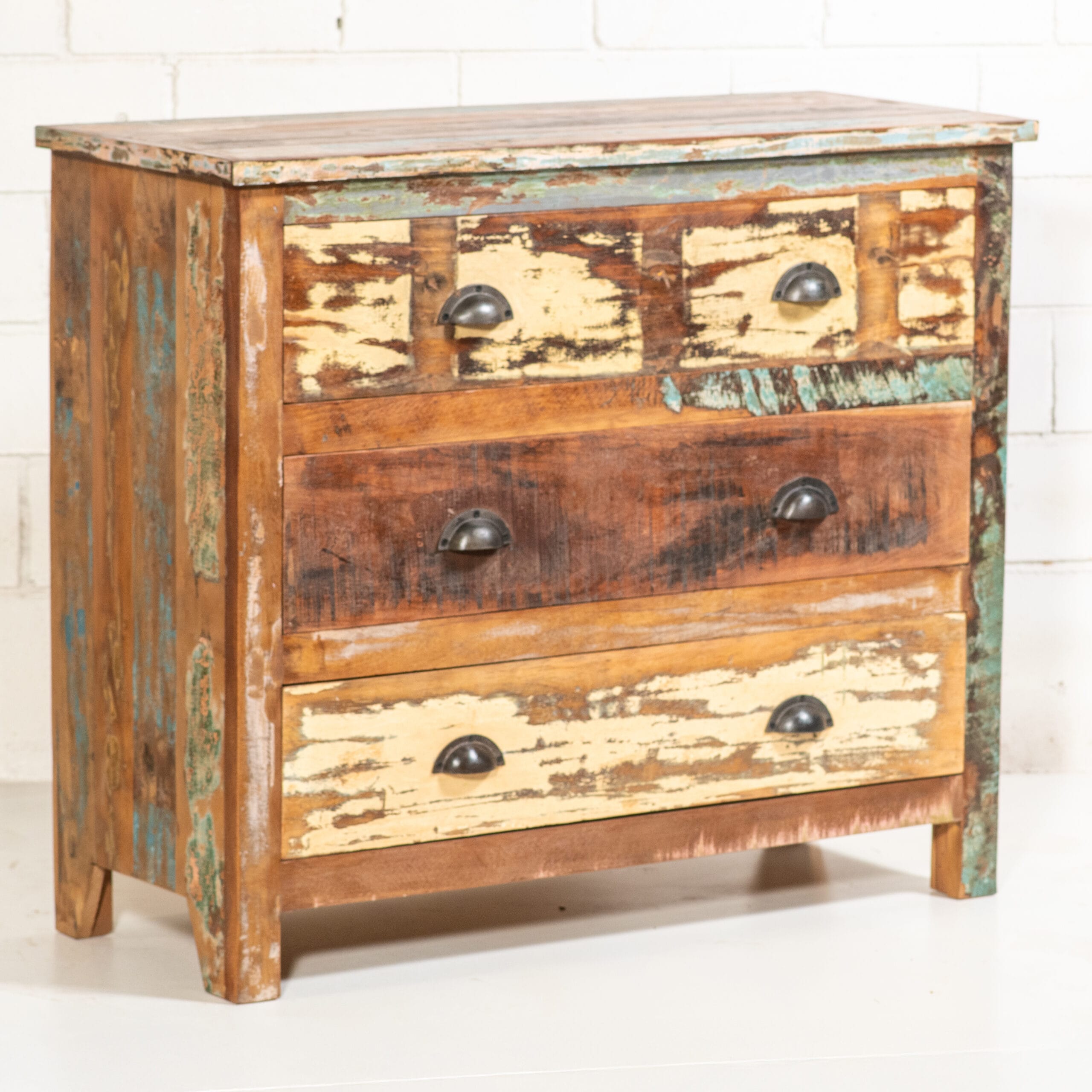 Revival Mango Wood Chest of 3 Drawers
