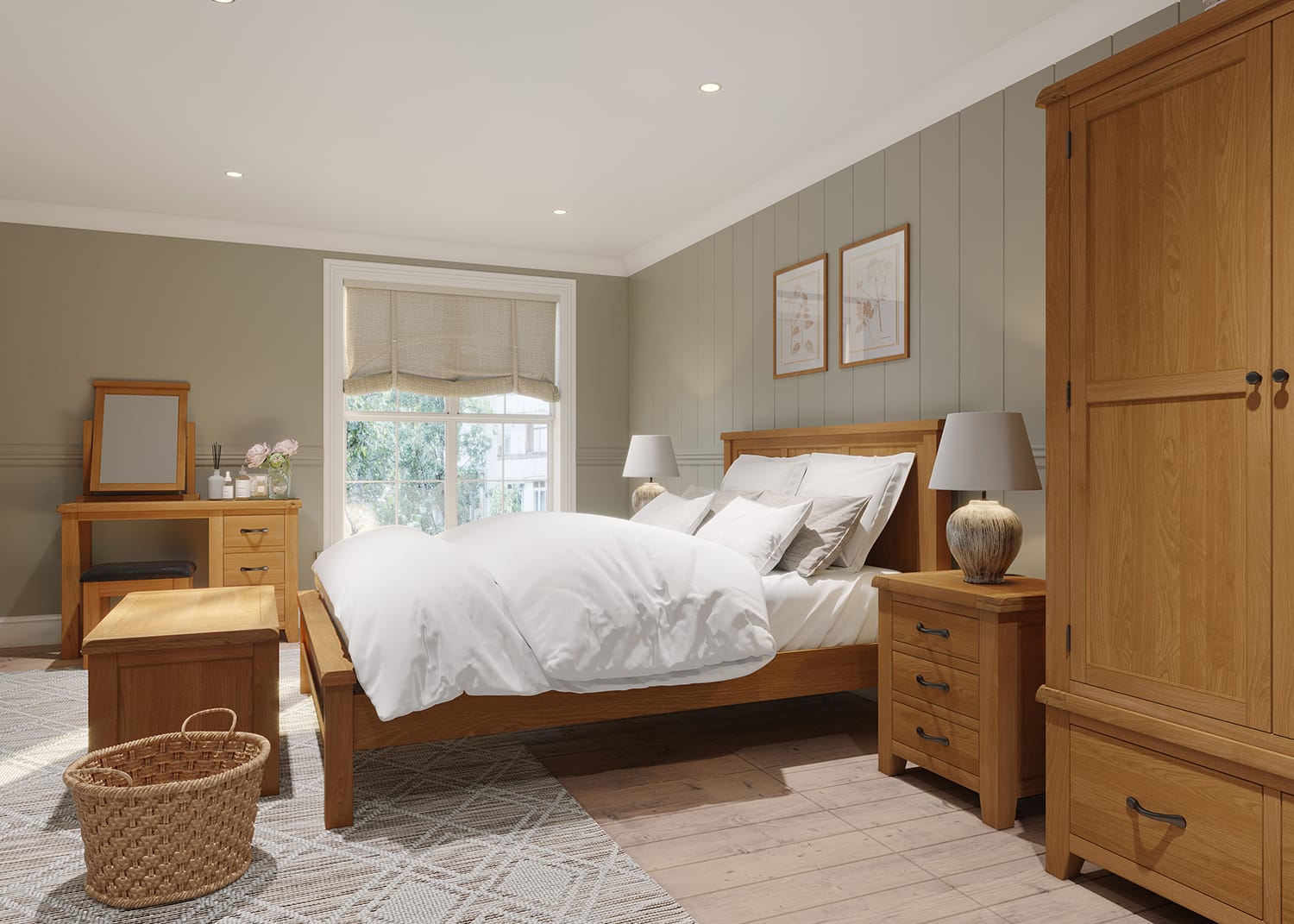 Canterbury Oak Bedroom Furniture