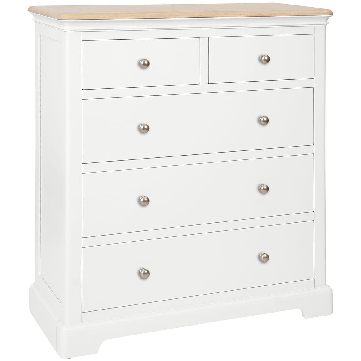 Cornwall White 2 Over 3 Chest