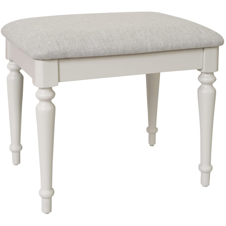 Cornwall Grey Mist Dressing Table Stool