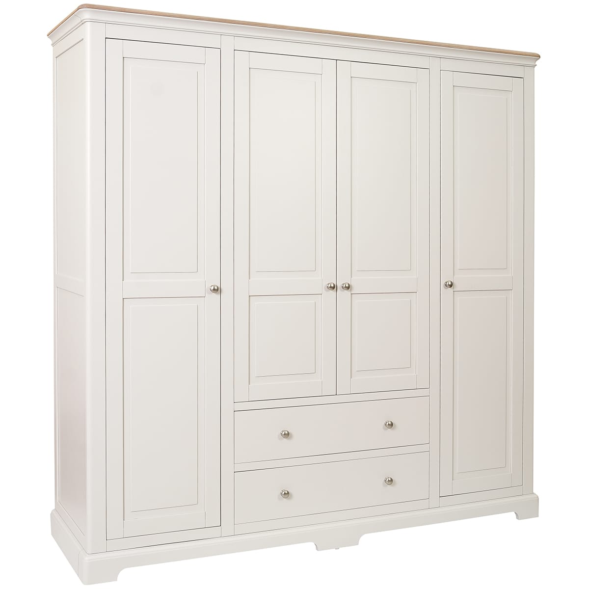 Cornwall Grey Mist Quad Wardrobe