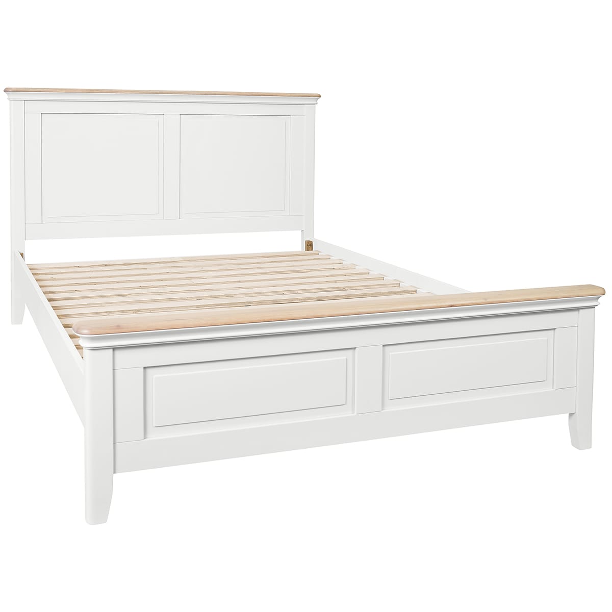 Cornwall White 5' High Foot End Bed
