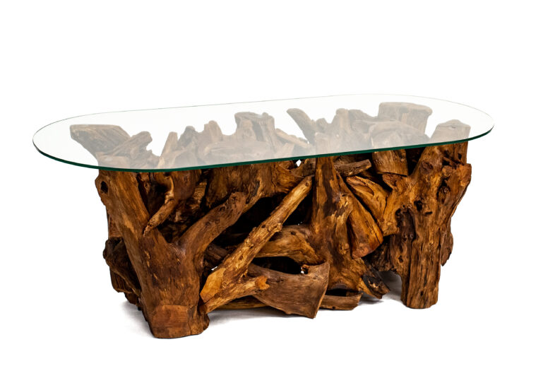 Woodland Oval Coffee Table side