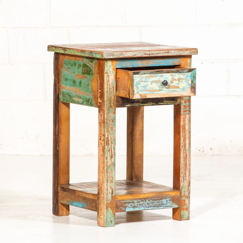 Revival Mango 1 Drawer Side Table