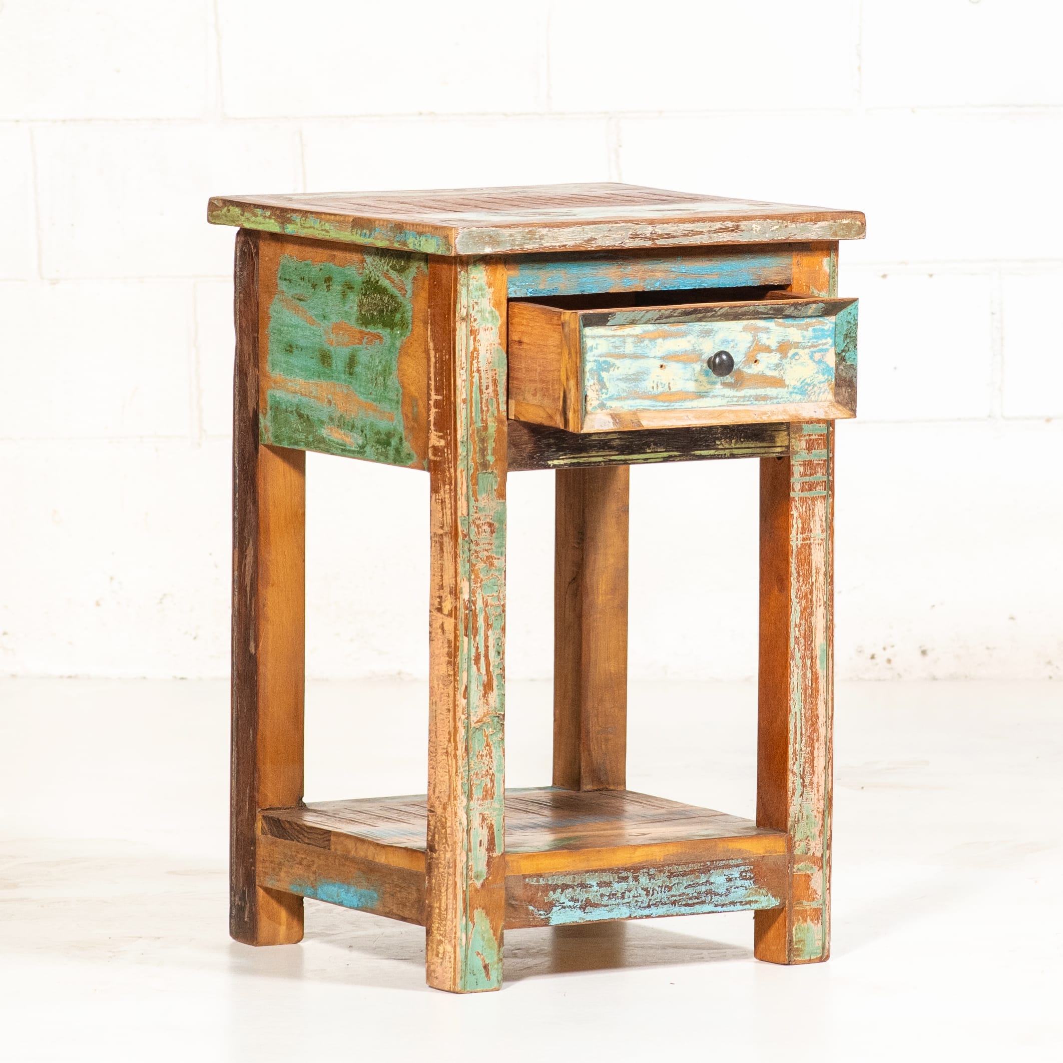 Revival Mango 1 Drawer Side Table