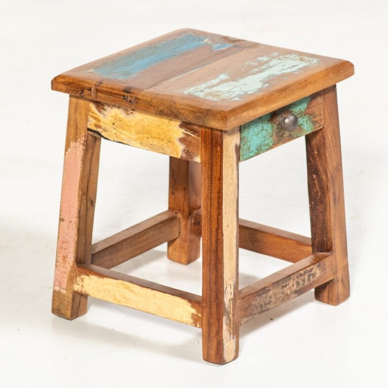 Revival Mango Wood Stool