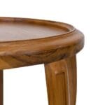 Occasional Teak Round Nouveau Table - Image 2