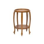 Occasional Teak Round Nouveau Table - Image 1