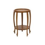 Occasional Teak Round Nouveau Table - Image 3