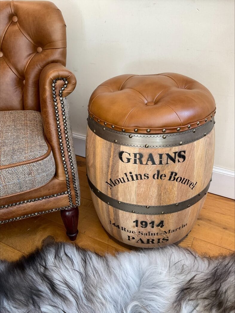 Storage Barrel Stool