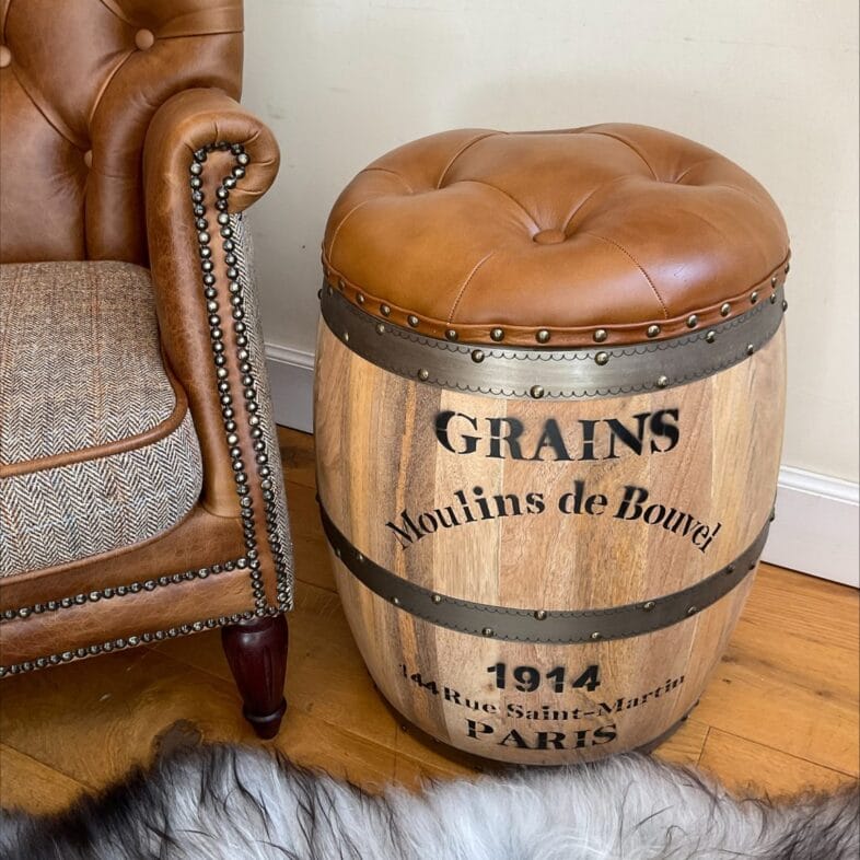 Storage Barrel Stool