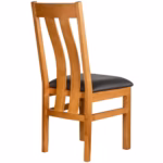 Canterbury Ash Twin Slat Dining Chair back
