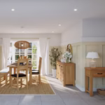 Canterbury Ash Twin Slat Dining Chair lifestyle