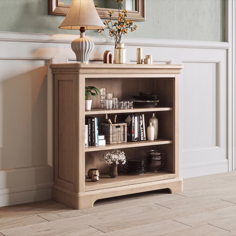 Cornwall Oak 3ft Bookcase lifestyle