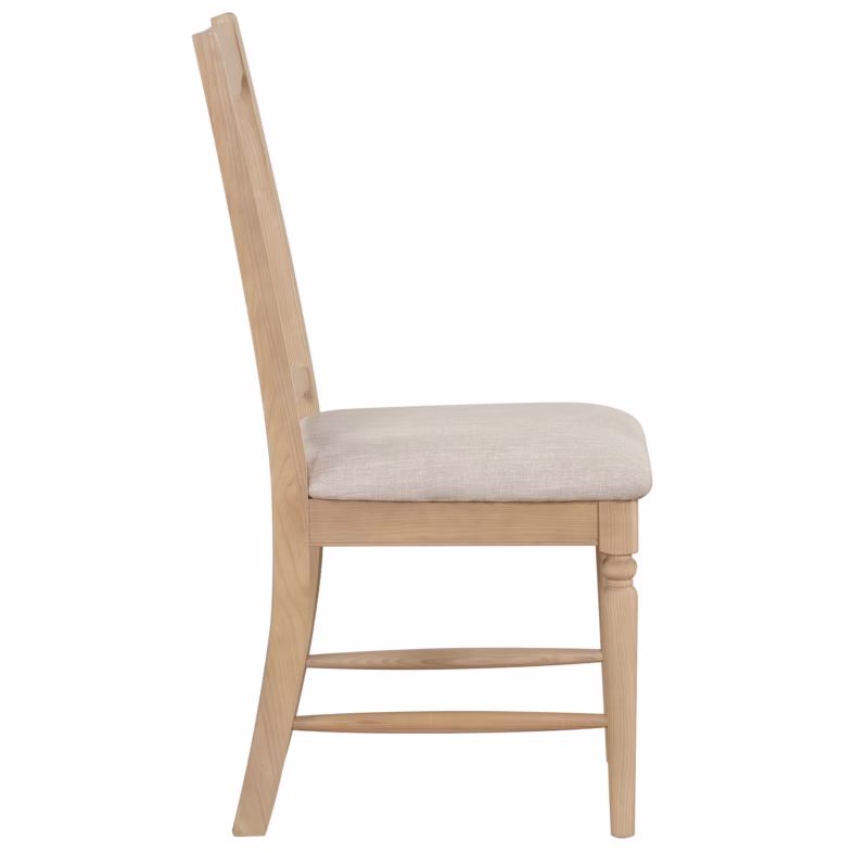 Cornwall Oak Painted Wooden Dining Chair - Image 6