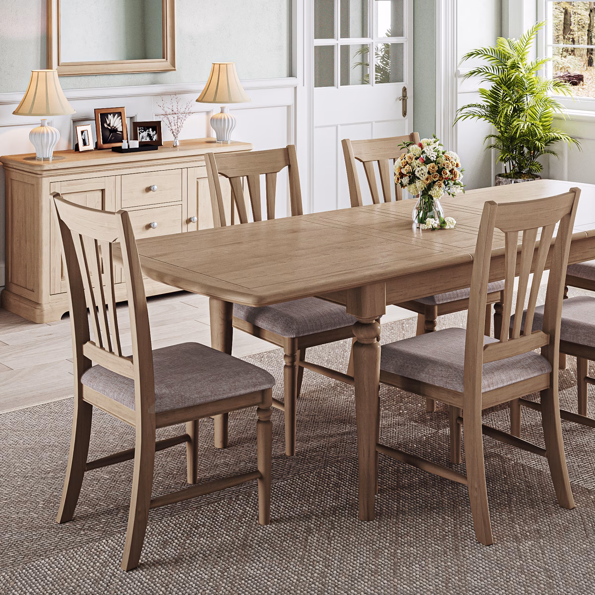 Cornwall Oak Painted Wooden Dining Chair