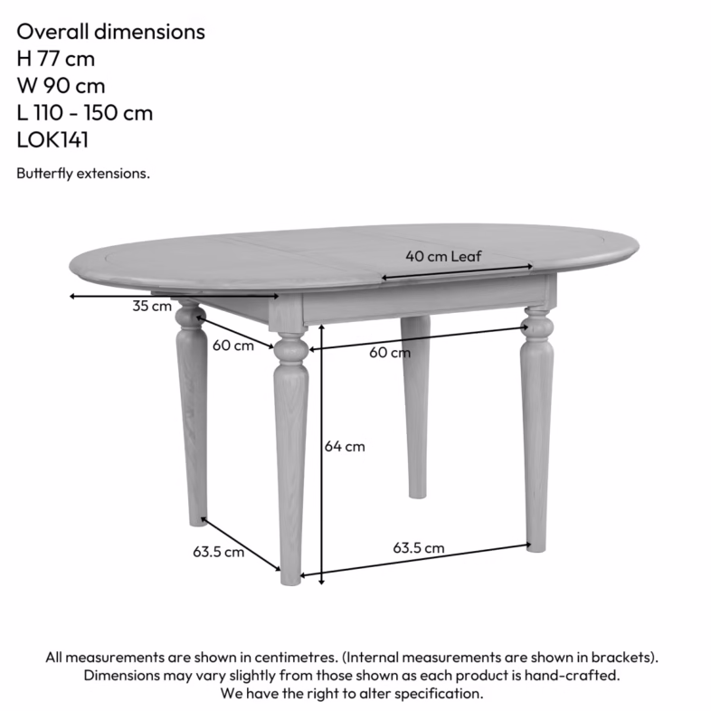 Cornwall Oak Round Extending Dining Table - Image 2
