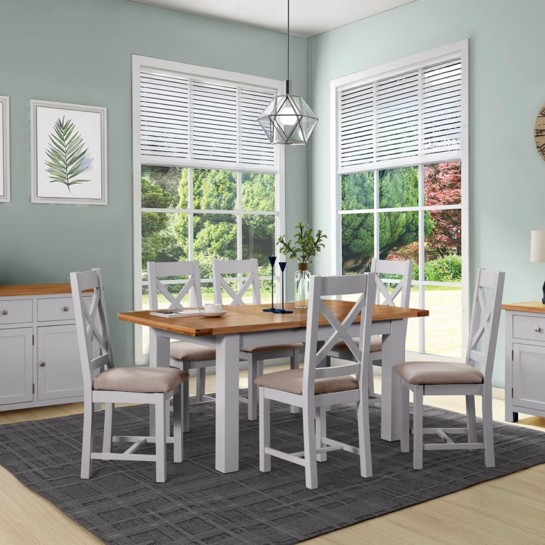 Keswick Moon Grey Dining Room Furniture