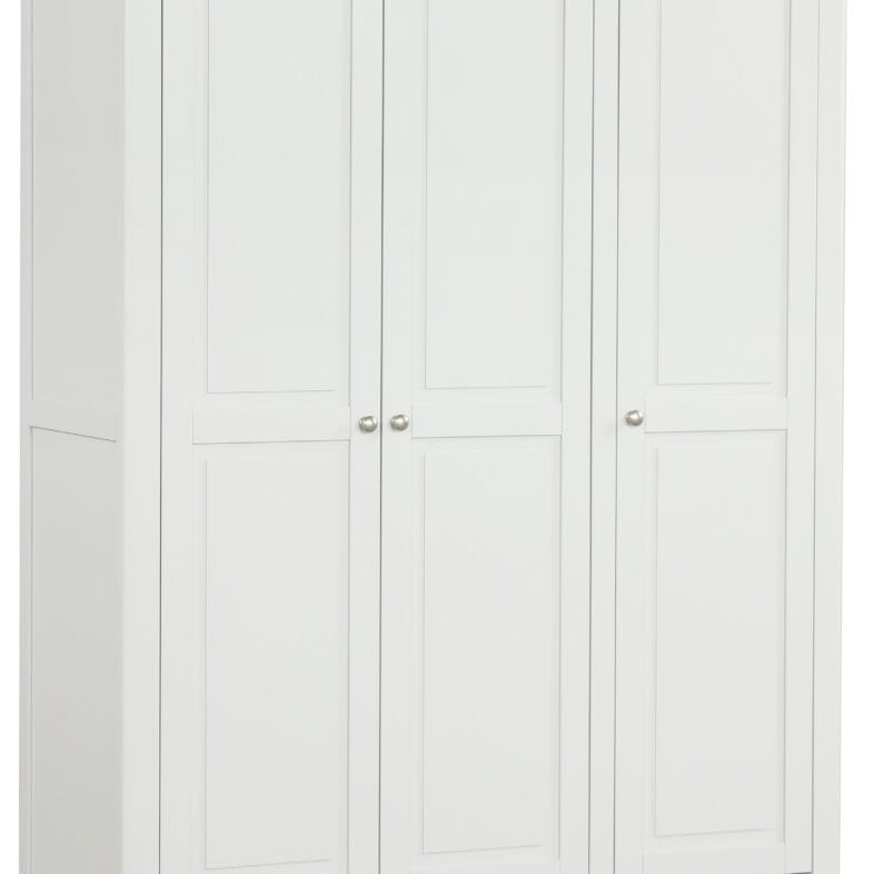Cornwall Grey Mist Triple Wardrobe Closed