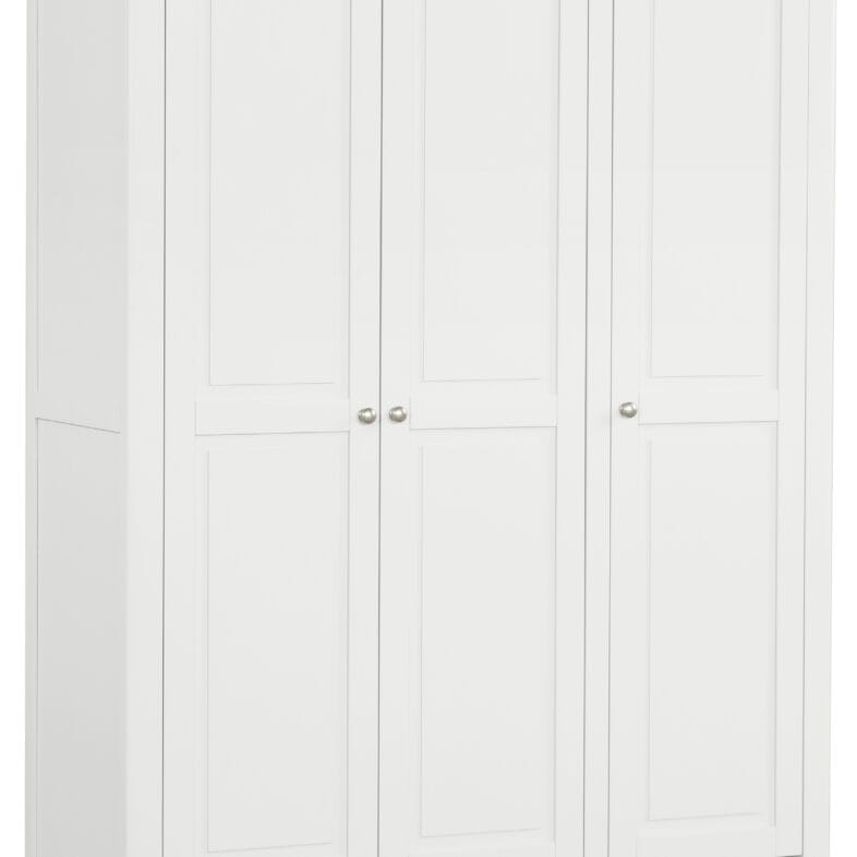 Cornwall White Triple Wardrobe