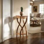 Occasional Teak Chesterfield Plant Stand - Image 1
