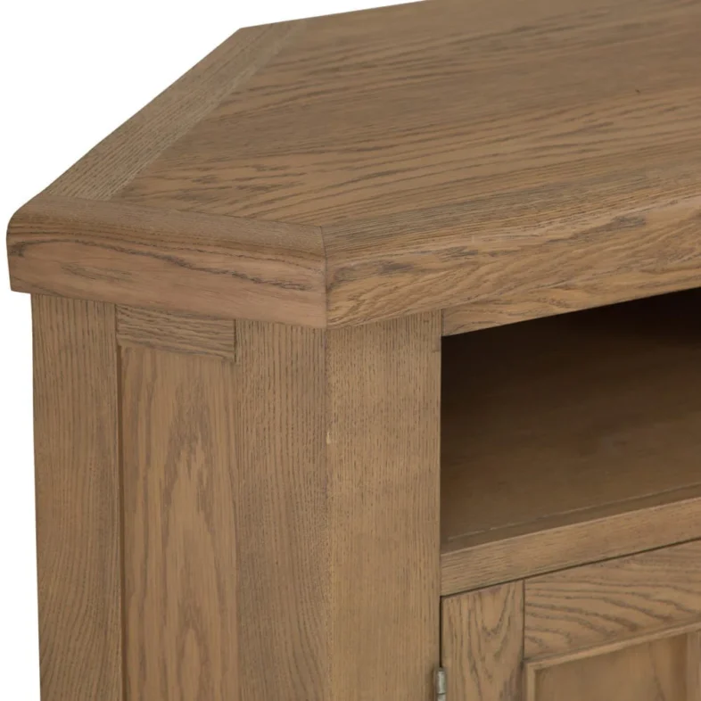 Chatsworth Oak Corner TV Cabinet - Image 4