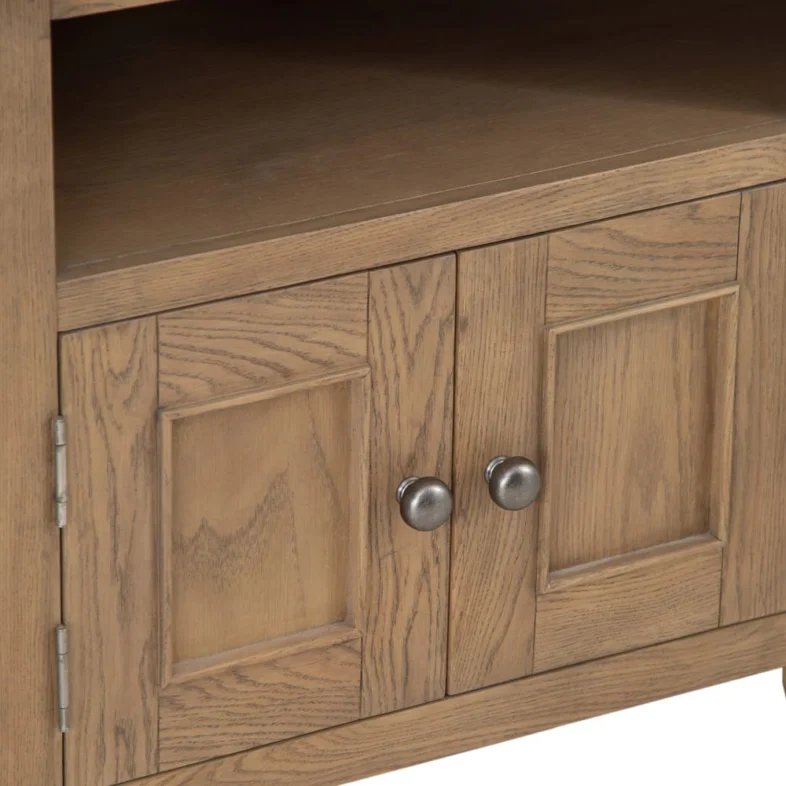 Chatsworth Oak Corner TV Cabinet - Image 5
