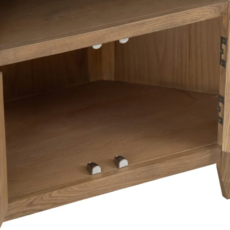Chatsworth Oak Corner TV Cabinet - Image 6