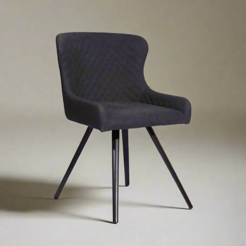 Freya Dining Chair - Grey PU