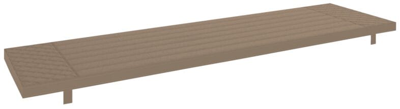 Modena 140 Bench Seat Pad in Taupe