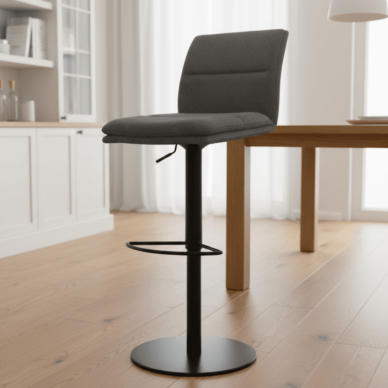 Modena Adjustable Bar Stool in Grey lifestyle