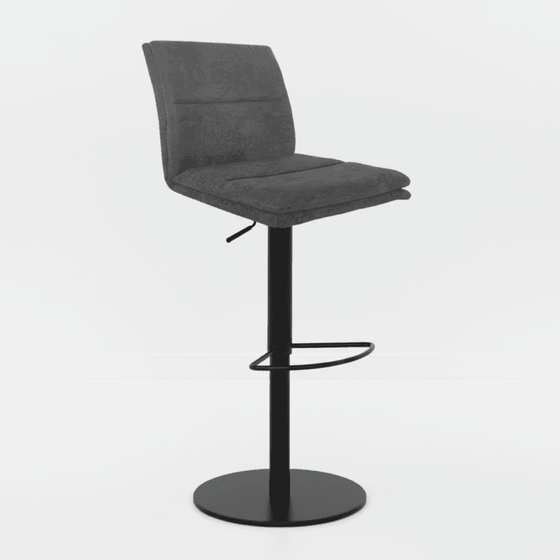 Modena Adjustable Bar Stool in Grey white