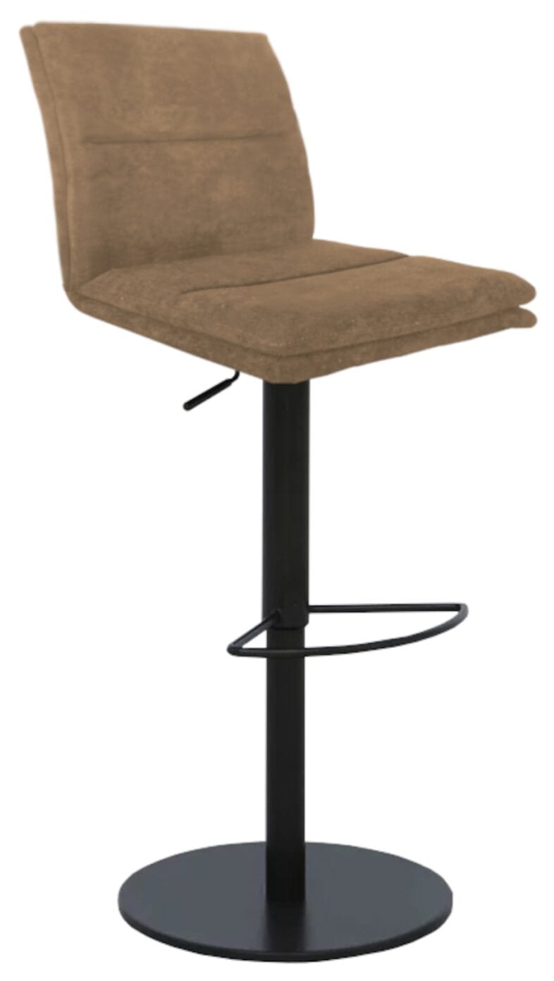 Modena Adjustable Bar Stool in Taupe iso