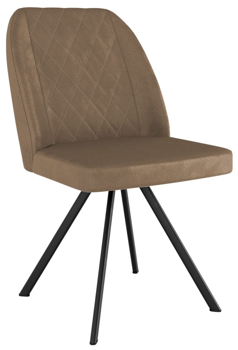Modena Swivel Dining Chair in Taupe - Image 2