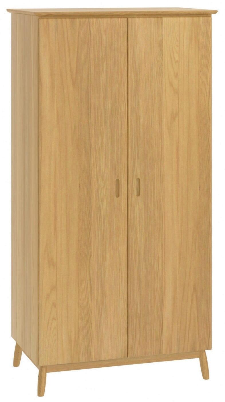 Sophia Oak Double Wardrobe - Image 2