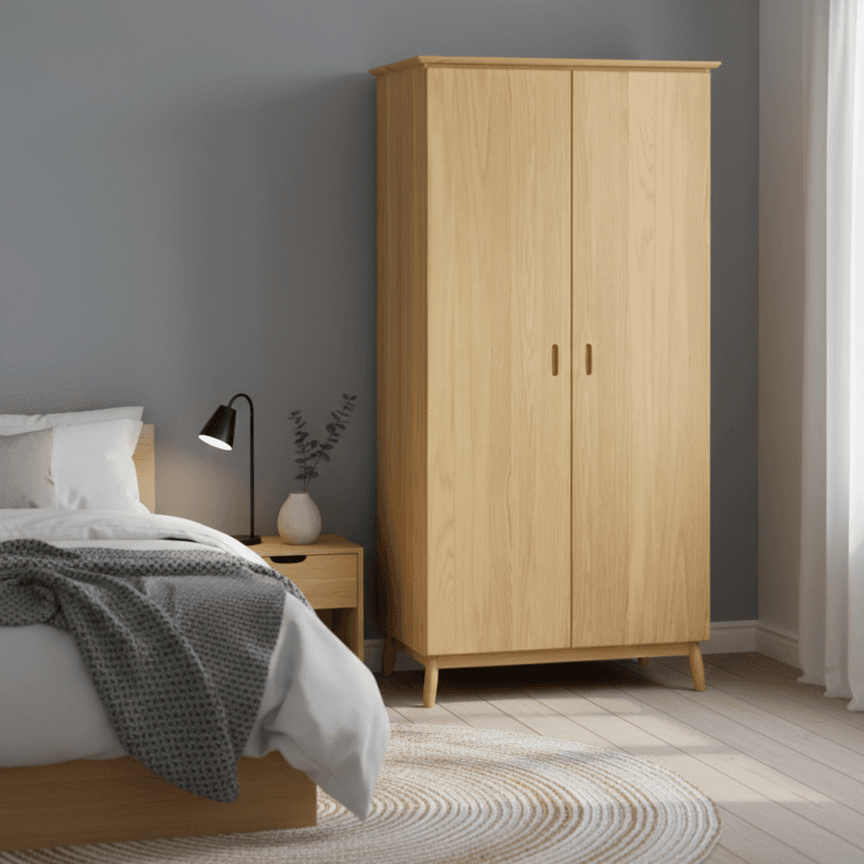 Sophia Oak Double Wardrobe ls