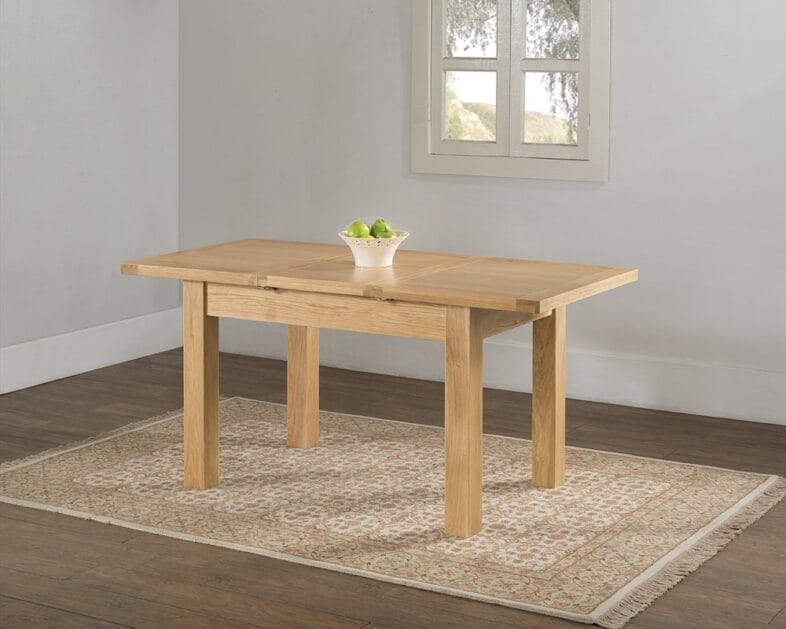 Valencia Oak Extending Dining Table