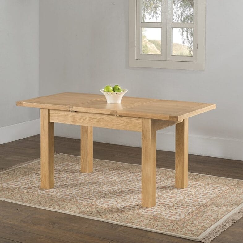Valencia Oak Extending Dining Table