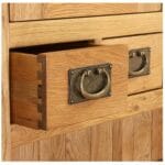 Original Vancouver Solid Oak Large Dresser Hutch Top Only - Image 3