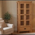 Original Vancouver Oak Display Cabinet